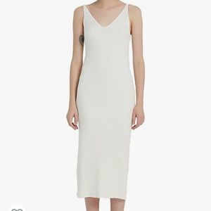Ribbed Knit Midi Dress